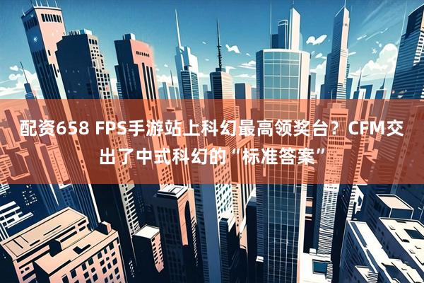 配资658 FPS手游站上科幻最高领奖台？CFM交出了中式科幻的“标准答案”